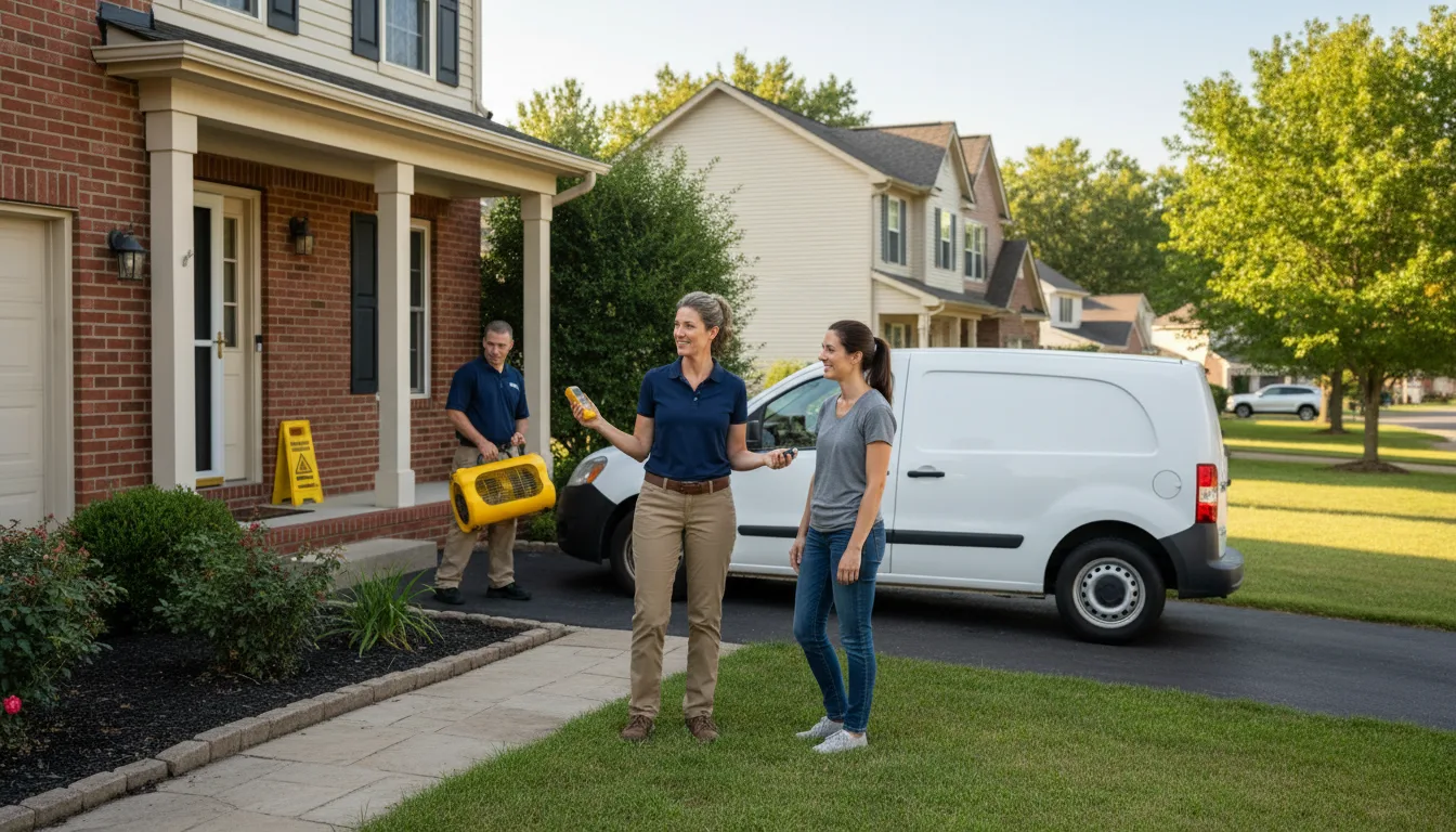 Water restoration image for Home Water Damage Repair in Fannin, TX